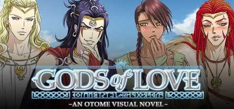 Game cover: Gods of Love: An Otome Visual Novel