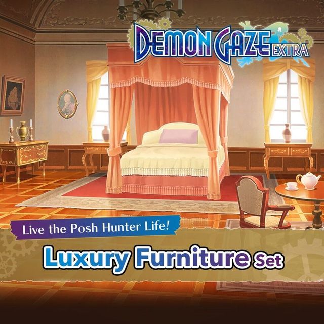 Game cover: Demon Gaze: Extra - Live the Posh Hunter Life! Luxury Furniture Set