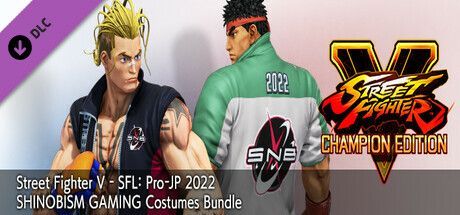 Game cover: Street Fighter V: SFL: Pro-JP 2022 SHINOBISM GAMING Costumes Bundle