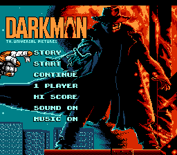 Game cover: Darkman