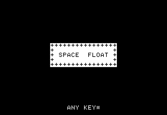 Game cover: Space Float