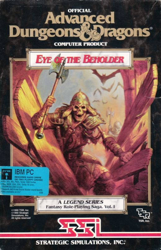 Game cover: Eye of the Beholder