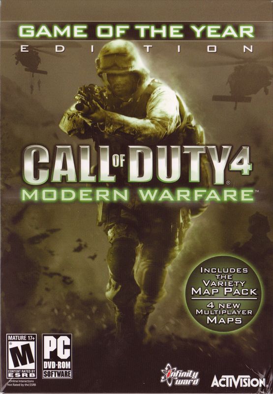 Game cover: Call of Duty 4: Modern Warfare (Game of the Year Edition)