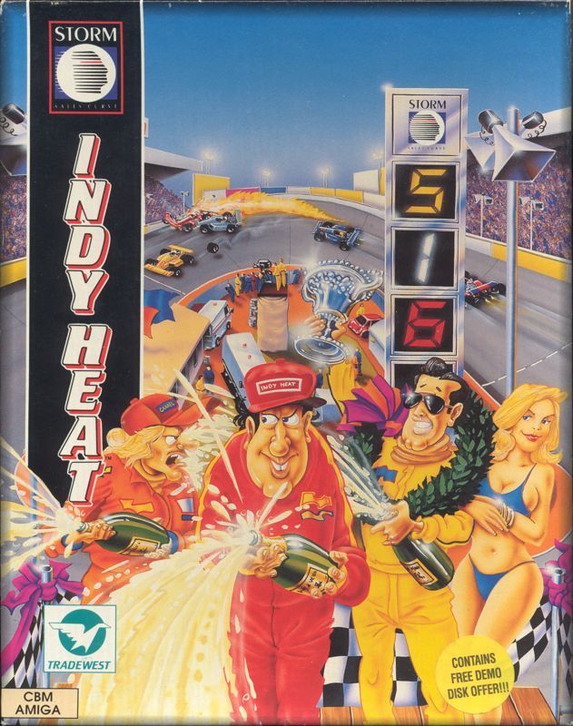 Game cover: Danny Sullivan's Indy Heat