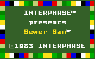 Game cover: Sewer Sam