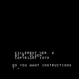 Game cover: Killerbot