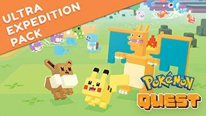 Game cover: Pokémon Quest: Ultra Expedition Pack