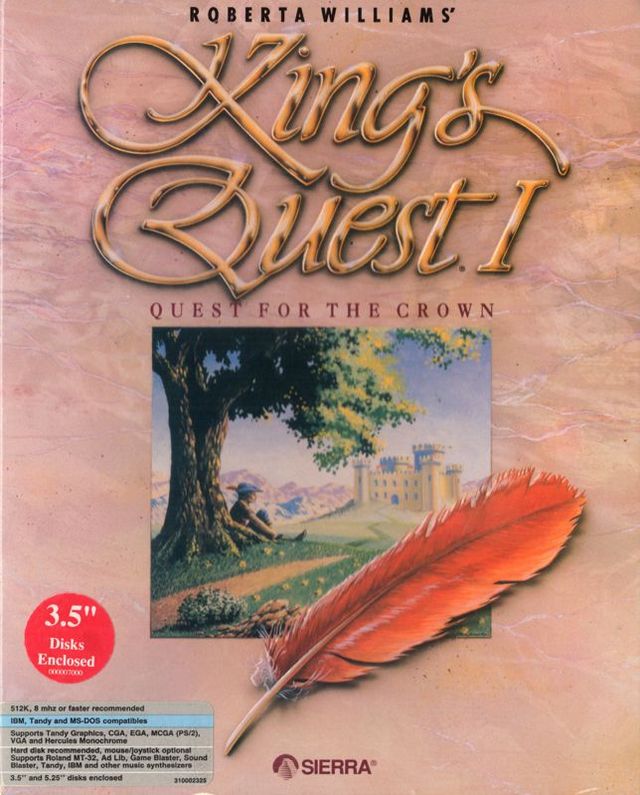 Game cover: Roberta Williams' King's Quest I: Quest for the Crown