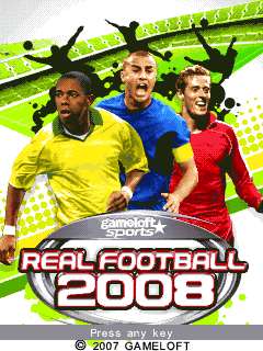 Game cover: Real Soccer 2008
