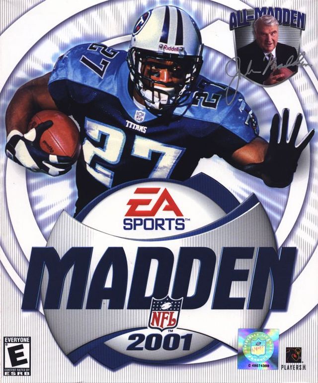 Game cover: Madden NFL 2001