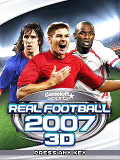 Game cover: Real Soccer 2007 3D