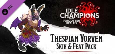 Game cover: Idle Champions of the Forgotten Realms: Thespian Yorven Skin & Feat Pack
