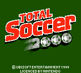 Game cover: David O'Leary's Total Soccer 2000