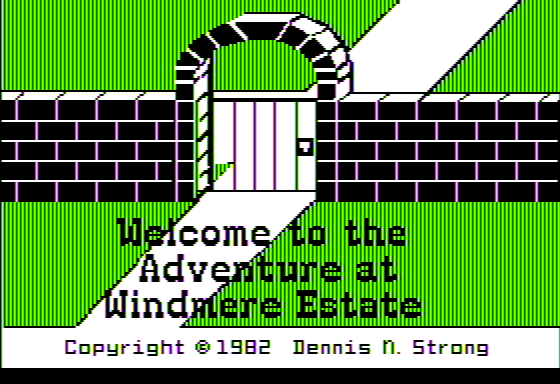 Game cover: Adventure at Windmere Estate