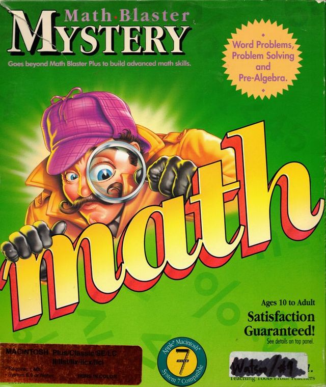 Game cover: Math Blaster Mystery