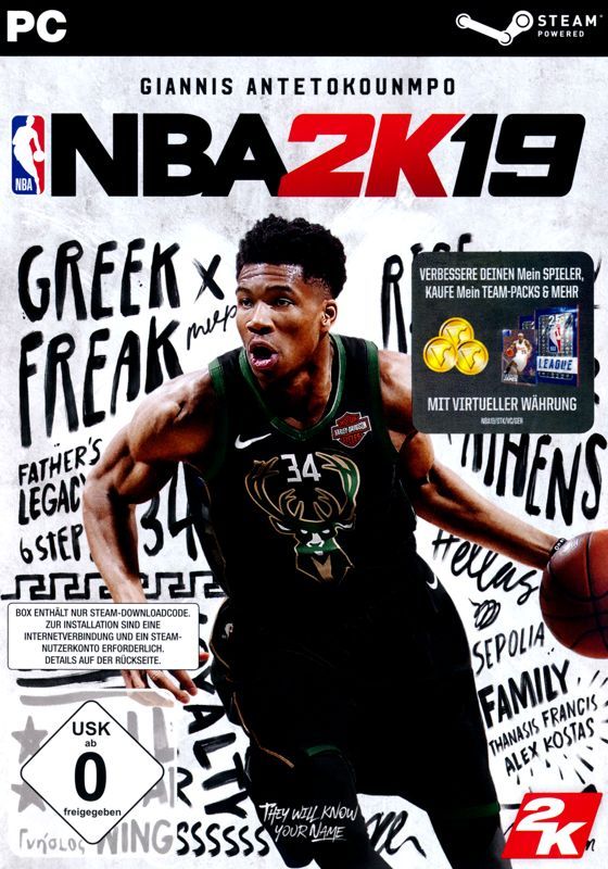 Game cover: NBA 2K19