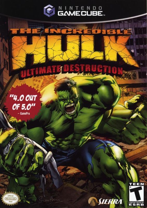 Game cover: The Incredible Hulk: Ultimate Destruction