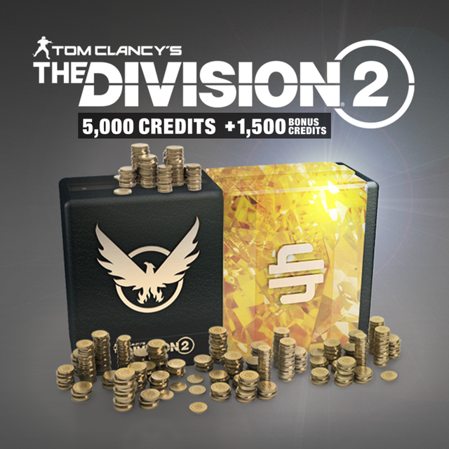 Game cover: Tom Clancy's The Division 2: 5000 Credits + 1500 Bonus Credits