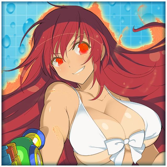 Game cover: Senran Kagura: Peach Beach Splash - Crimson Homura