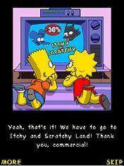 Game cover: The Simpsons: Itchy & Scratchy Land