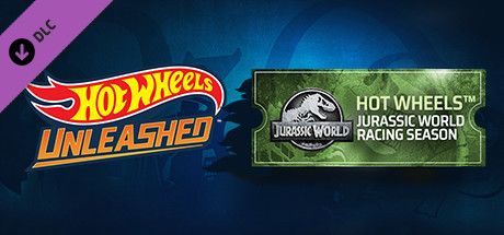 Game cover: Hot Wheels: Unleashed - Jurassic World Racing Season