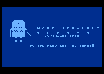 Game cover: Word-Scramble