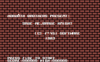 Game cover: Save Me, Brave Knight