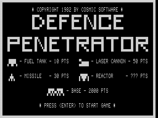 Game cover: Defense Penetrator