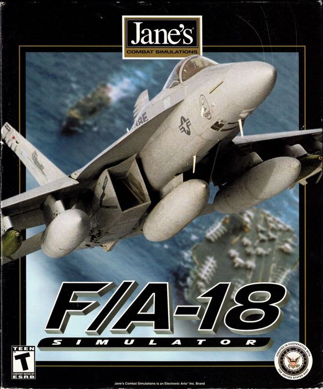 Game cover: Jane's Combat Simulations: F/A-18 Simulator