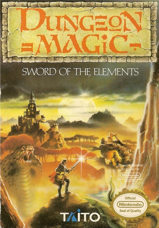 Game cover: Dungeon Magic: Sword of the Elements