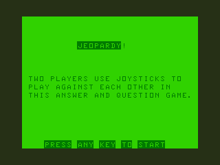 Game cover: Jeopardy!