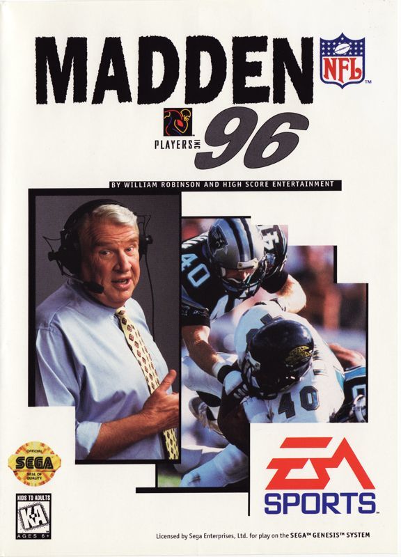 Game cover: Madden NFL 96