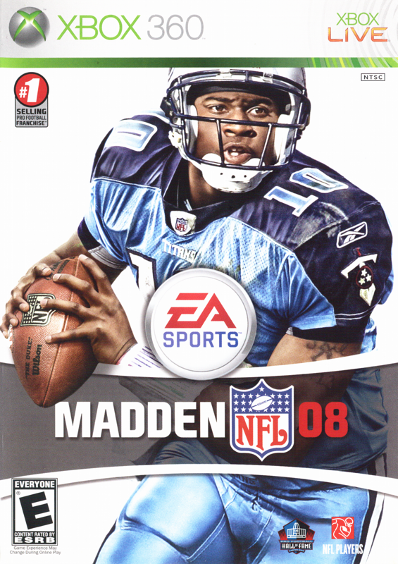 Game cover: Madden NFL 08