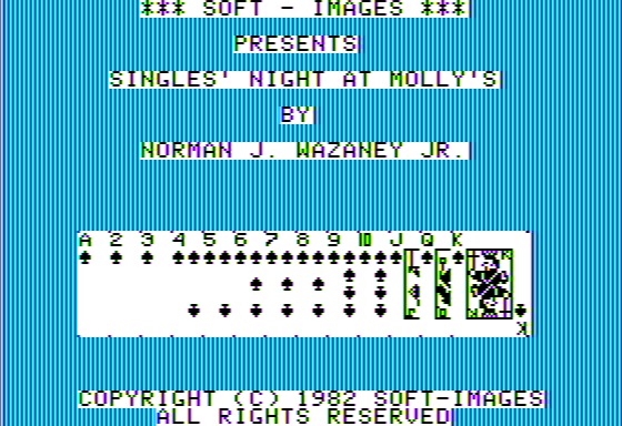Game cover: Singles' Night at Molly's
