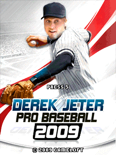 Game cover: Derek Jeter Pro Baseball 2009
