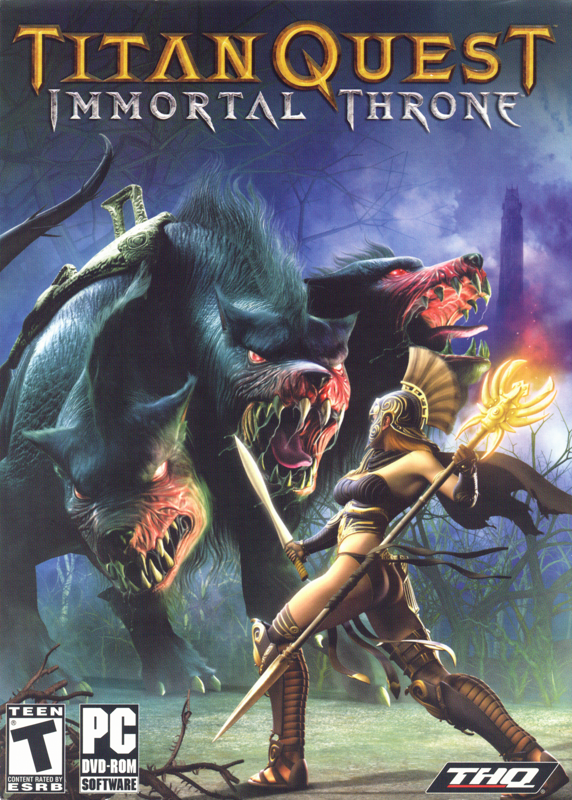 Game cover: Titan Quest: Immortal Throne