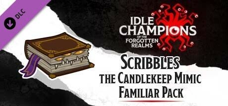 Game cover: Idle Champions of the Forgotten Realms: Scribbles the Candlekeep Mimic Familiar Pack