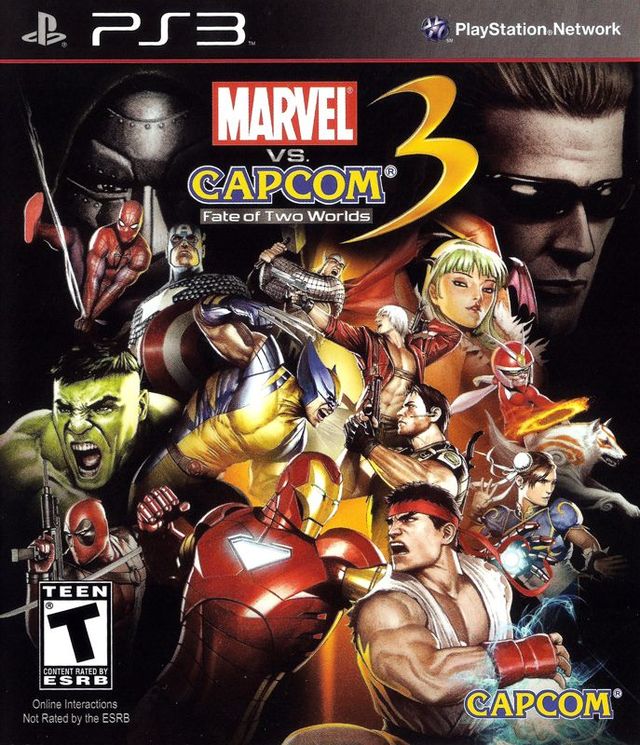 Game cover: Marvel vs. Capcom 3: Fate of Two Worlds