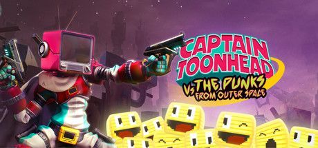 Game cover: Captain ToonHead VS the Punks from Outer Space