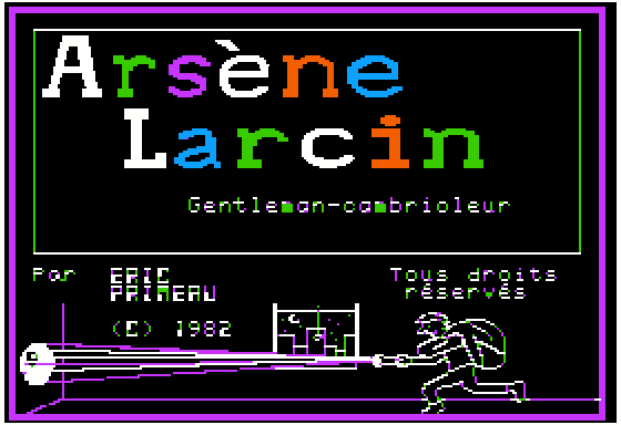 Game cover: Arsène Larcin