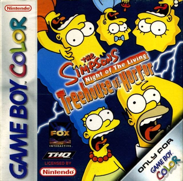 Game cover: The Simpsons: Night of the Living Treehouse of Horror