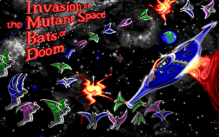 Game cover: Invasion of the Mutant Space Bats of Doom
