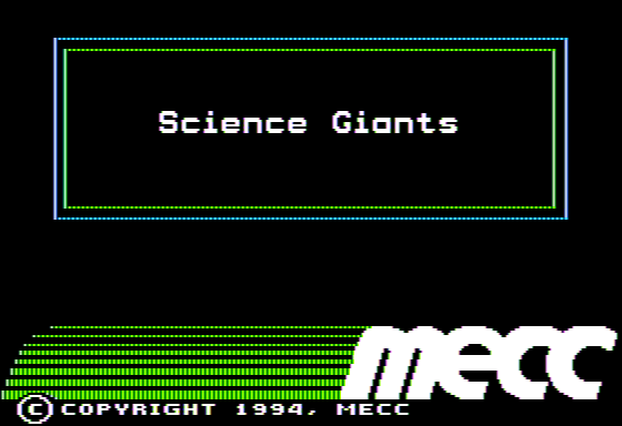 Game cover: Science Giants