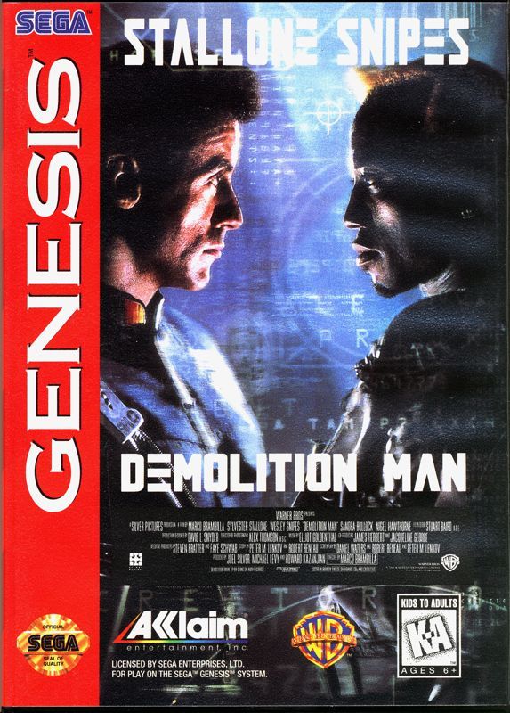 Game cover: Demolition Man