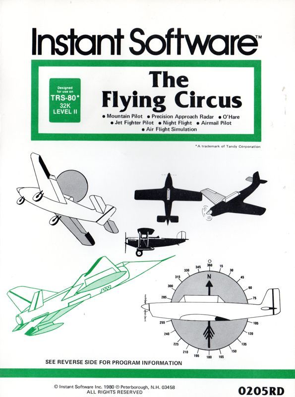 Game cover: The Flying Circus