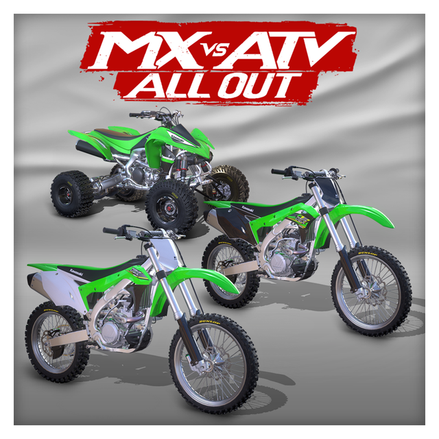 Game cover: MX vs ATV All Out: 2017 Kawasaki Vehicle Bundle