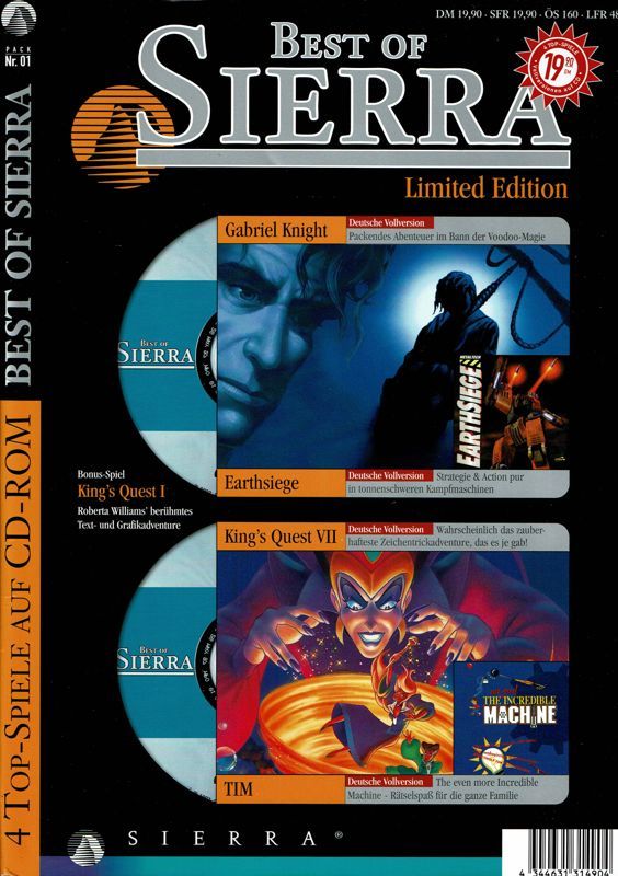 Game cover: Best of Sierra (Limited Edition) Nr. 1