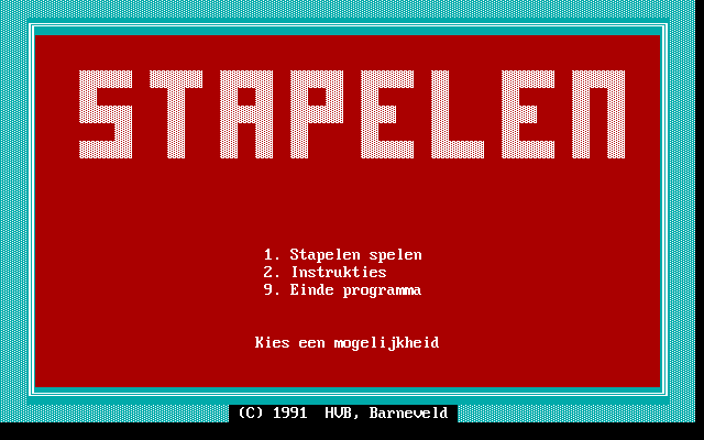 Game cover: Stapelen
