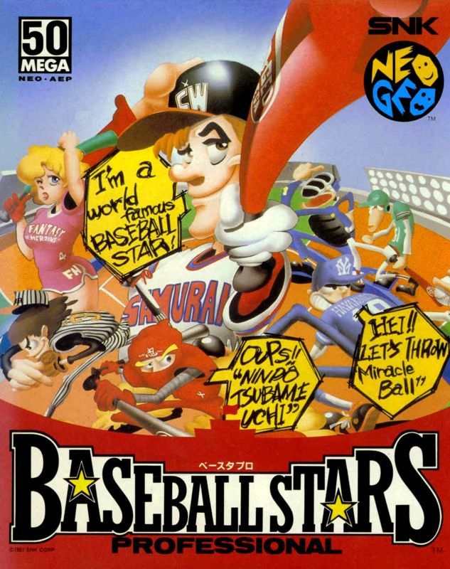 Game cover: Baseball Stars Professional