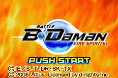 Game cover: Battle B-Daman: Fire Spirits!